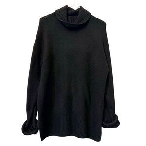 HEMA Turtle Neck Long Sleeve Knit Pullover Sweater Black Small